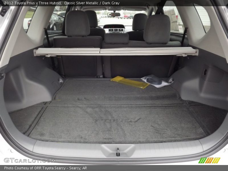 Classic Silver Metallic / Dark Gray 2012 Toyota Prius v Three Hybrid