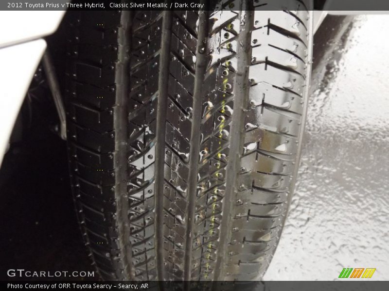 Classic Silver Metallic / Dark Gray 2012 Toyota Prius v Three Hybrid