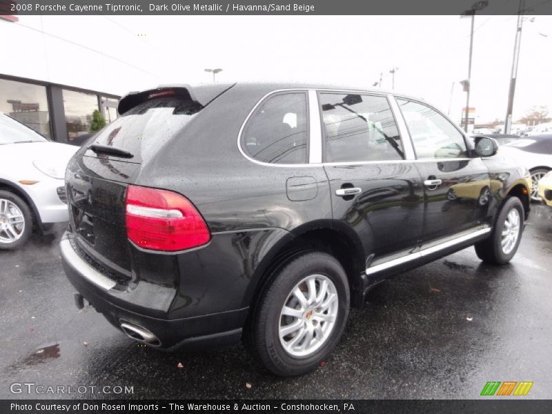 Dark Olive Metallic / Havanna/Sand Beige 2008 Porsche Cayenne Tiptronic