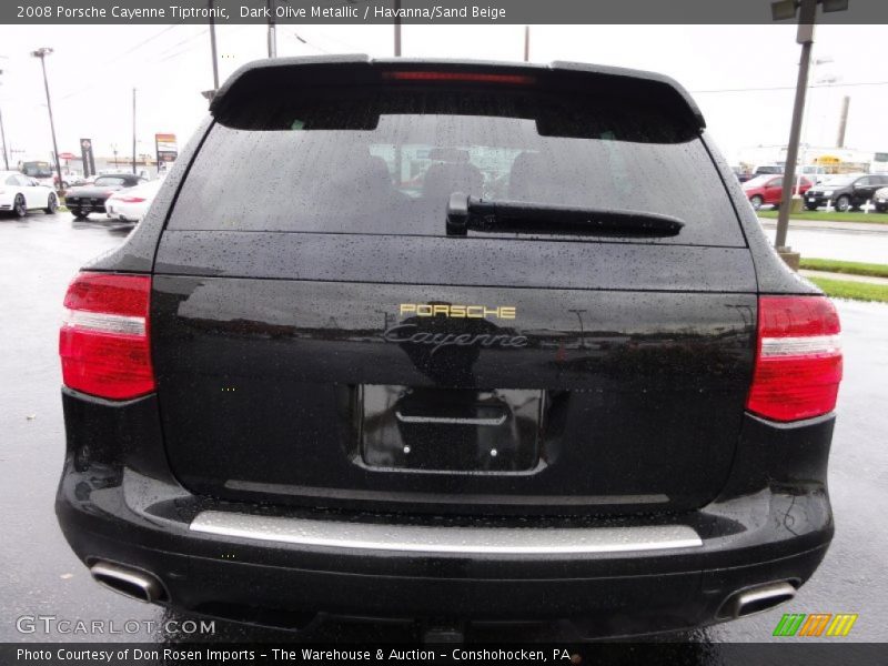 Dark Olive Metallic / Havanna/Sand Beige 2008 Porsche Cayenne Tiptronic