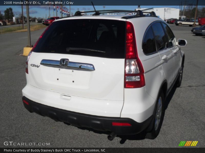 Taffeta White / Gray 2008 Honda CR-V EX-L