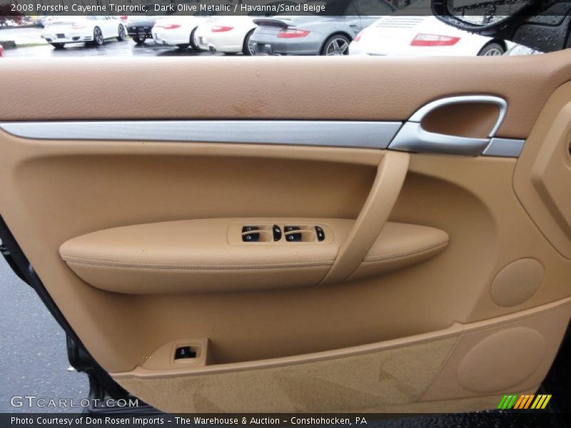 Dark Olive Metallic / Havanna/Sand Beige 2008 Porsche Cayenne Tiptronic