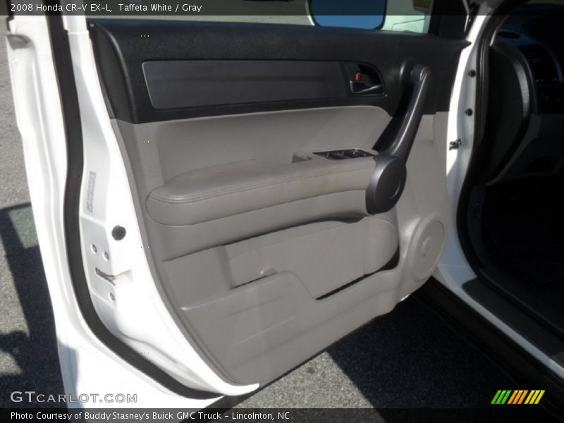 Taffeta White / Gray 2008 Honda CR-V EX-L