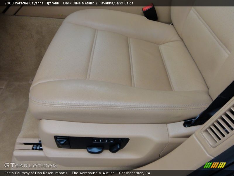 Dark Olive Metallic / Havanna/Sand Beige 2008 Porsche Cayenne Tiptronic
