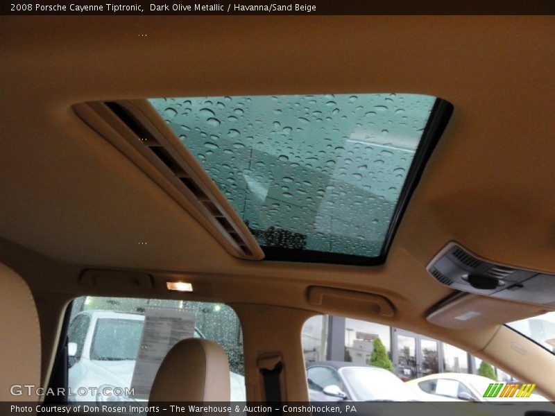 Dark Olive Metallic / Havanna/Sand Beige 2008 Porsche Cayenne Tiptronic