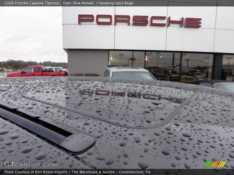Dark Olive Metallic / Havanna/Sand Beige 2008 Porsche Cayenne Tiptronic