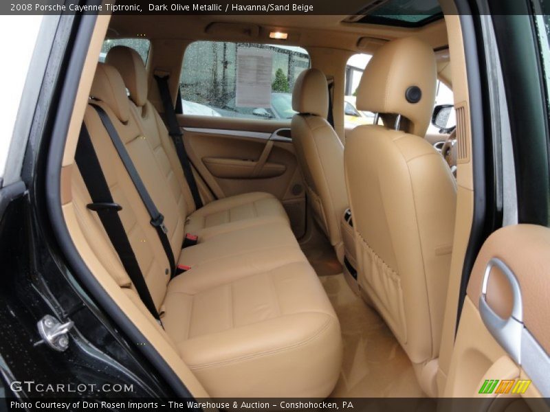 Dark Olive Metallic / Havanna/Sand Beige 2008 Porsche Cayenne Tiptronic