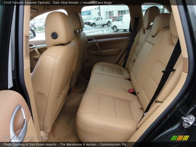 Dark Olive Metallic / Havanna/Sand Beige 2008 Porsche Cayenne Tiptronic