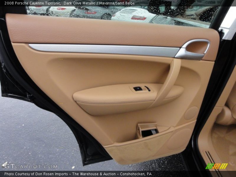 Dark Olive Metallic / Havanna/Sand Beige 2008 Porsche Cayenne Tiptronic