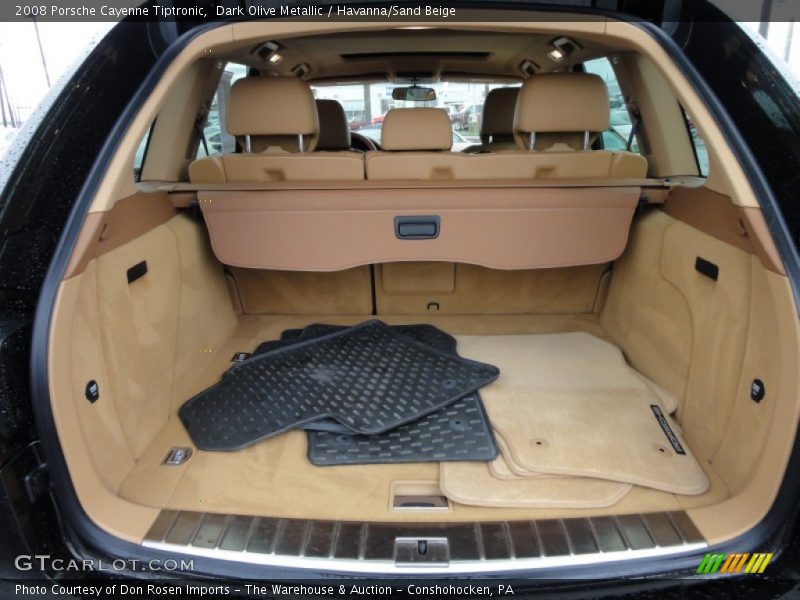 Dark Olive Metallic / Havanna/Sand Beige 2008 Porsche Cayenne Tiptronic