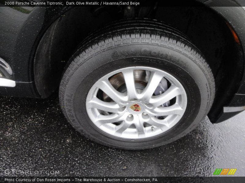 Dark Olive Metallic / Havanna/Sand Beige 2008 Porsche Cayenne Tiptronic