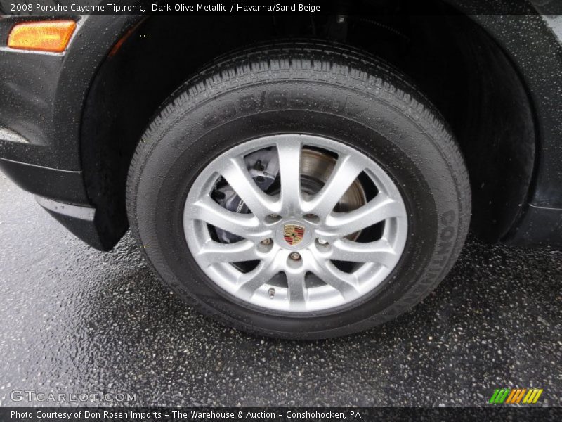 Dark Olive Metallic / Havanna/Sand Beige 2008 Porsche Cayenne Tiptronic