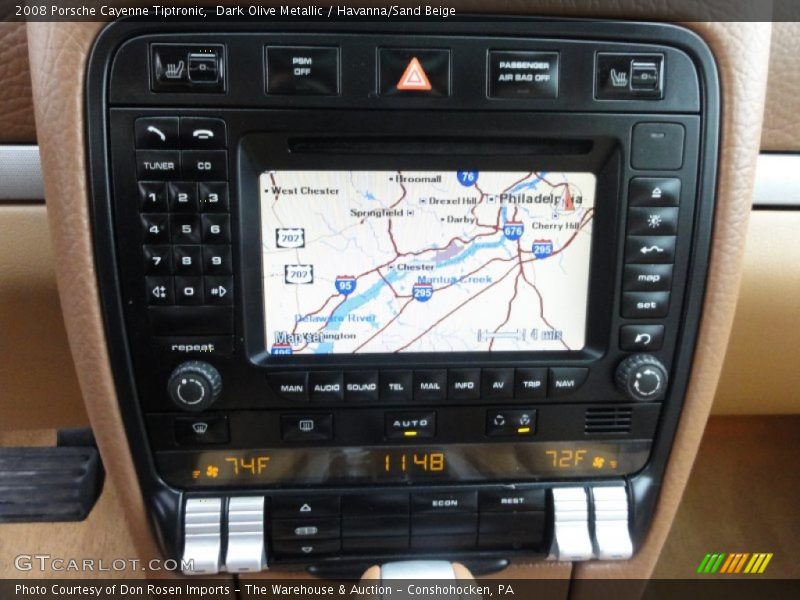 Dark Olive Metallic / Havanna/Sand Beige 2008 Porsche Cayenne Tiptronic