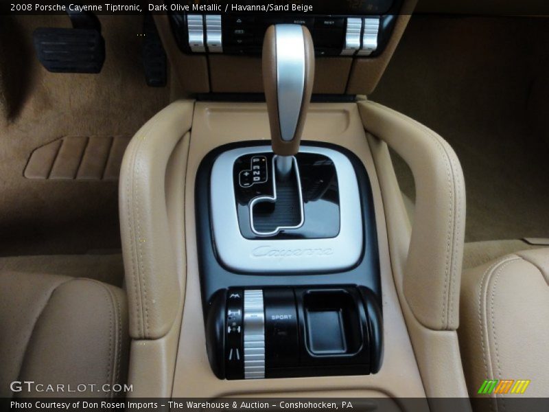 Dark Olive Metallic / Havanna/Sand Beige 2008 Porsche Cayenne Tiptronic