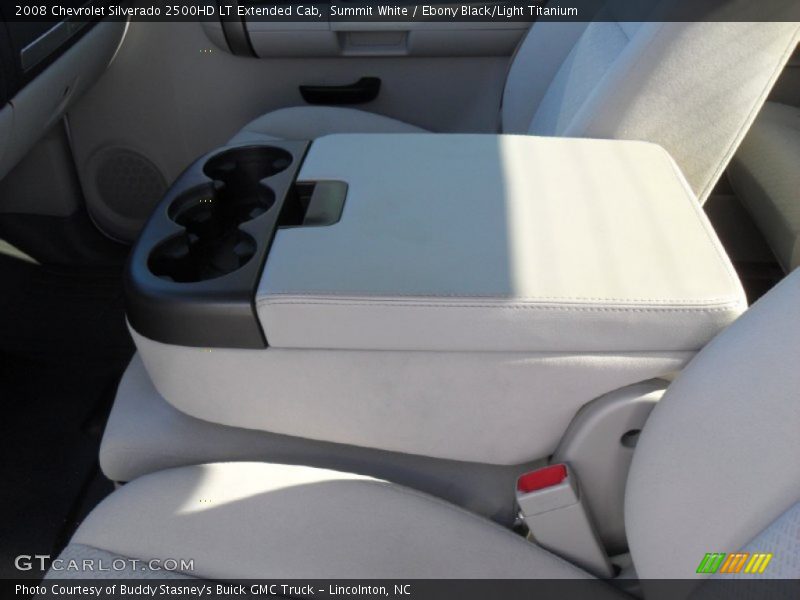 Summit White / Ebony Black/Light Titanium 2008 Chevrolet Silverado 2500HD LT Extended Cab