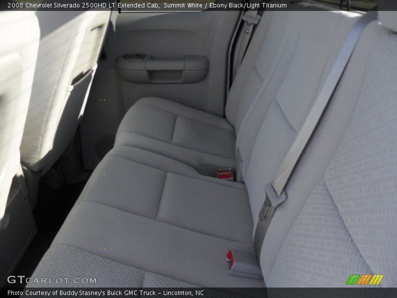 Summit White / Ebony Black/Light Titanium 2008 Chevrolet Silverado 2500HD LT Extended Cab