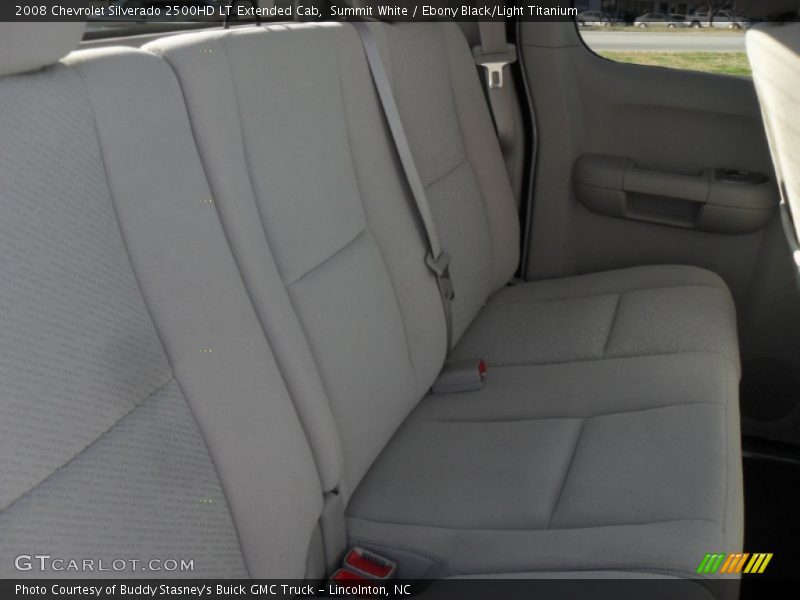 Summit White / Ebony Black/Light Titanium 2008 Chevrolet Silverado 2500HD LT Extended Cab