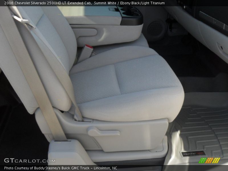 Summit White / Ebony Black/Light Titanium 2008 Chevrolet Silverado 2500HD LT Extended Cab
