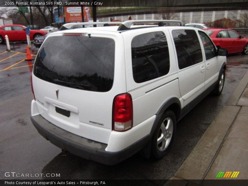 Summit White / Gray 2005 Pontiac Montana SV6 FWD