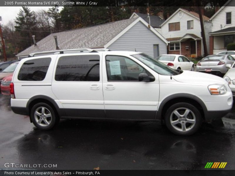 Summit White / Gray 2005 Pontiac Montana SV6 FWD