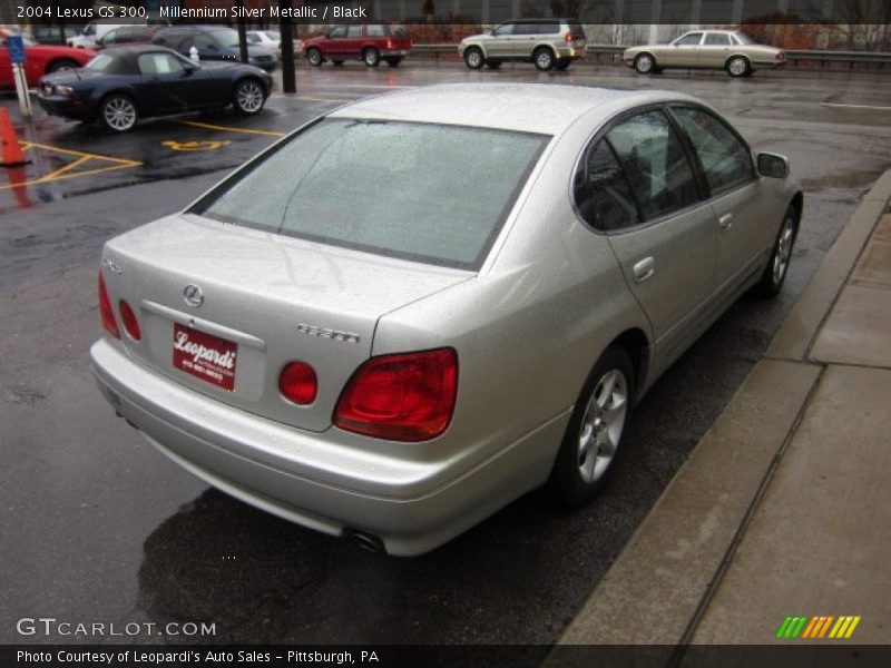Millennium Silver Metallic / Black 2004 Lexus GS 300