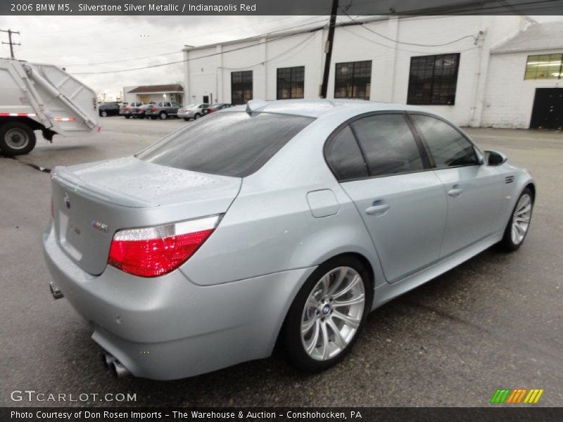 Silverstone Silver Metallic / Indianapolis Red 2006 BMW M5
