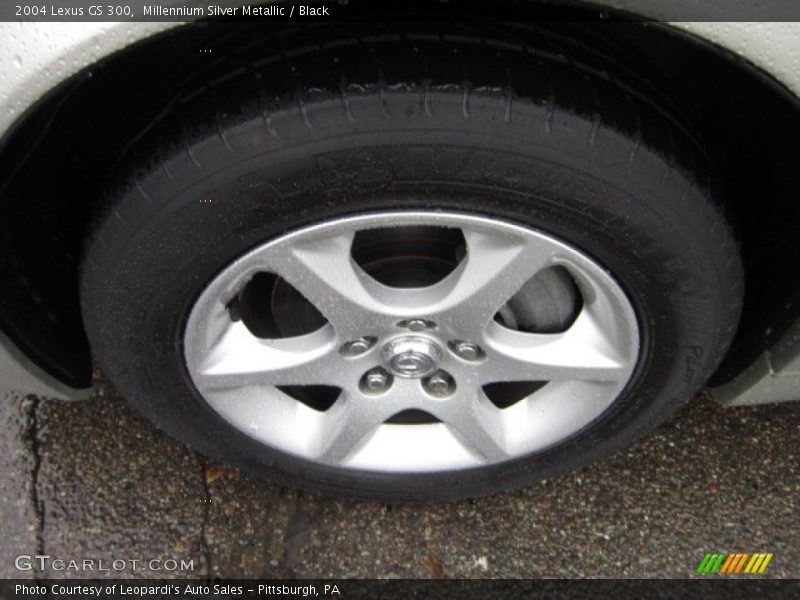 Millennium Silver Metallic / Black 2004 Lexus GS 300