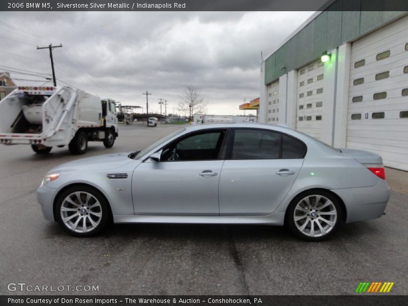 Silverstone Silver Metallic / Indianapolis Red 2006 BMW M5