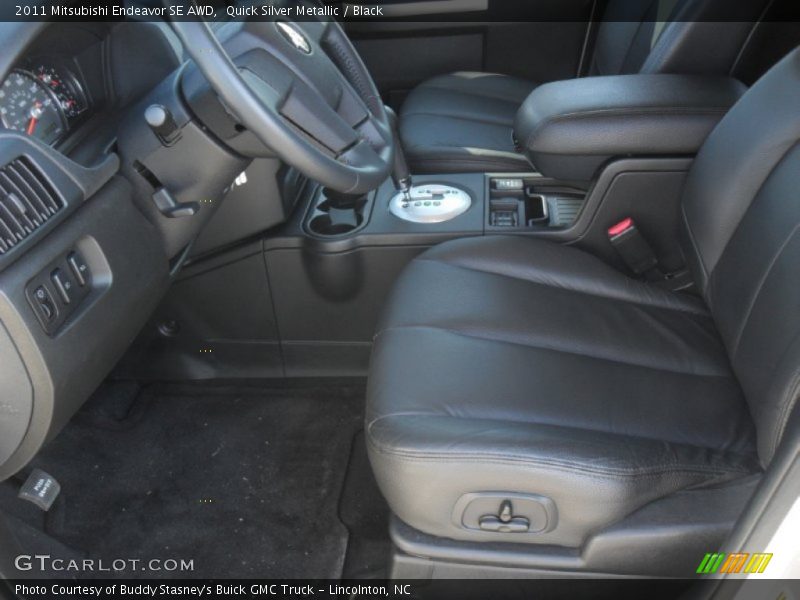 Quick Silver Metallic / Black 2011 Mitsubishi Endeavor SE AWD