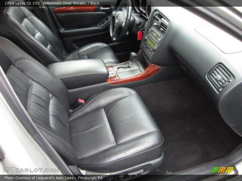 Millennium Silver Metallic / Black 2004 Lexus GS 300