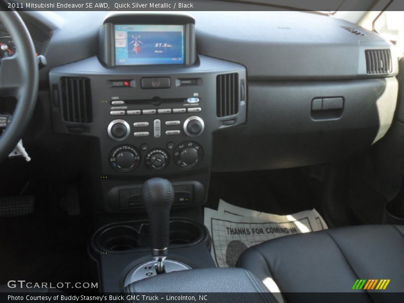 Quick Silver Metallic / Black 2011 Mitsubishi Endeavor SE AWD