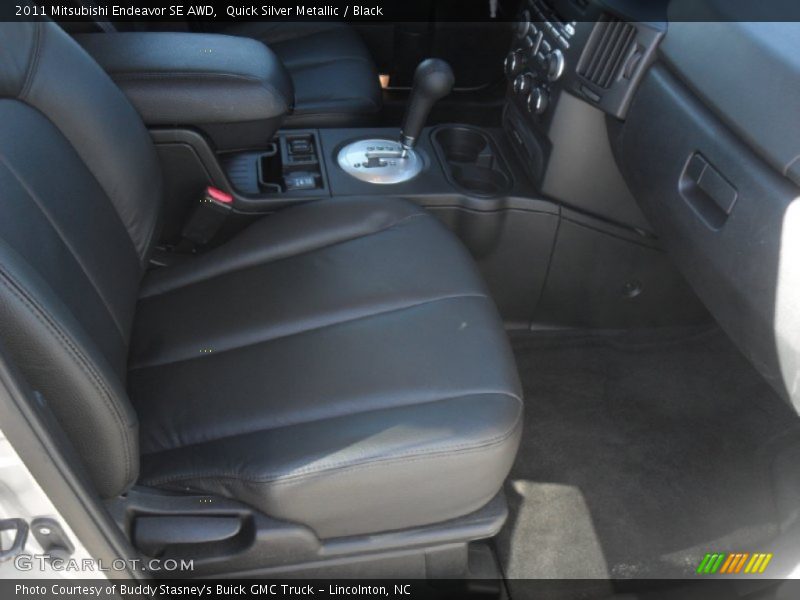 Quick Silver Metallic / Black 2011 Mitsubishi Endeavor SE AWD