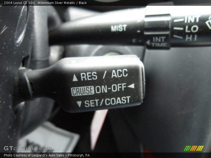 Millennium Silver Metallic / Black 2004 Lexus GS 300