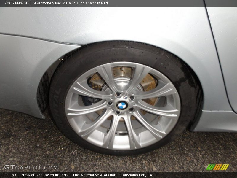 Silverstone Silver Metallic / Indianapolis Red 2006 BMW M5