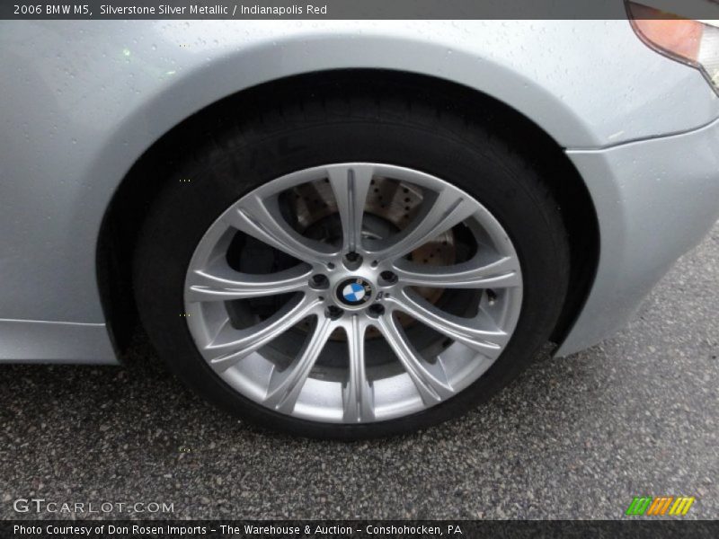 Silverstone Silver Metallic / Indianapolis Red 2006 BMW M5
