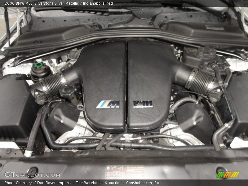  2006 M5  Engine - 5.0 Liter M DOHC 40-Valve VVT V10