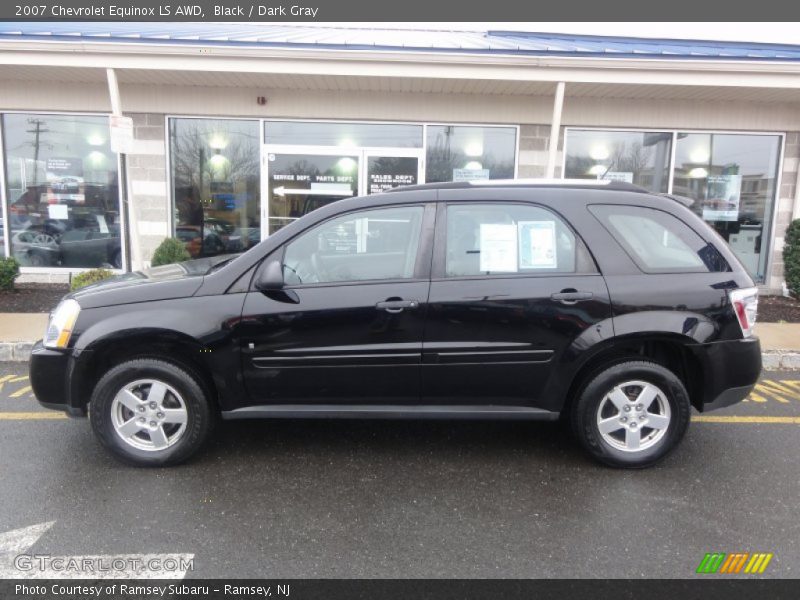 Black / Dark Gray 2007 Chevrolet Equinox LS AWD
