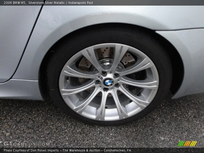 Silverstone Silver Metallic / Indianapolis Red 2006 BMW M5