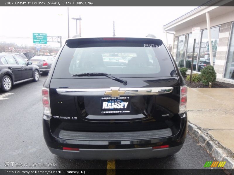 Black / Dark Gray 2007 Chevrolet Equinox LS AWD