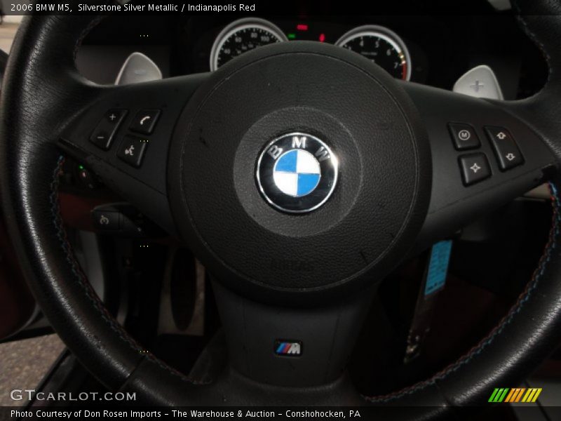 Silverstone Silver Metallic / Indianapolis Red 2006 BMW M5