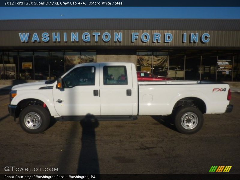 Oxford White / Steel 2012 Ford F350 Super Duty XL Crew Cab 4x4