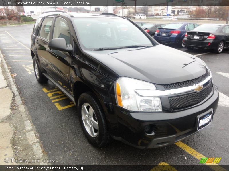 Black / Dark Gray 2007 Chevrolet Equinox LS AWD