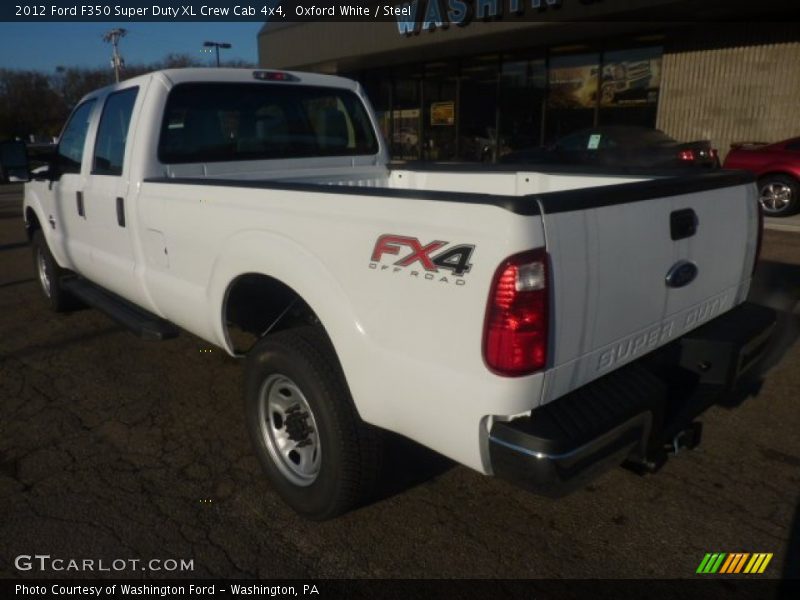 Oxford White / Steel 2012 Ford F350 Super Duty XL Crew Cab 4x4