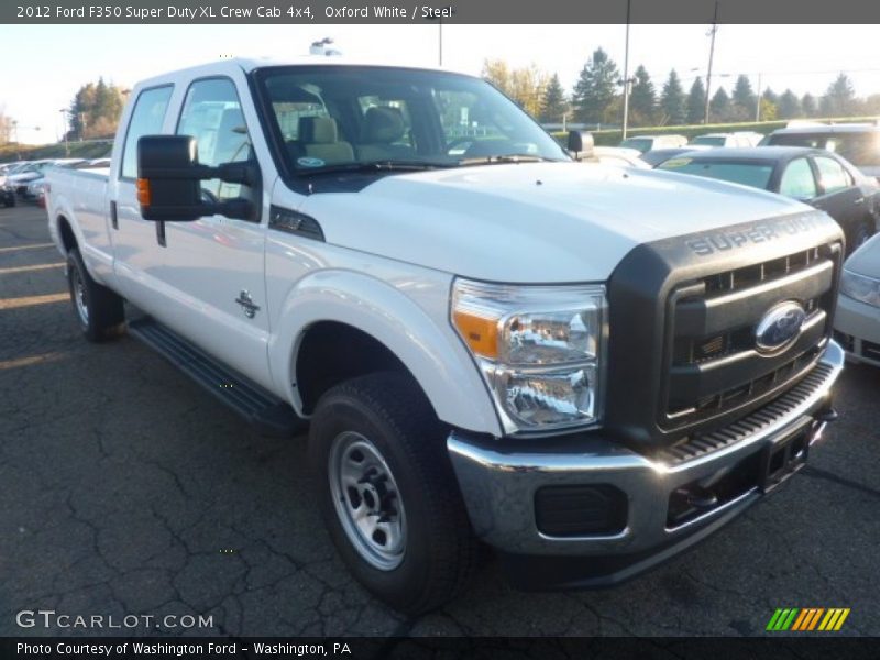 Front 3/4 View of 2012 F350 Super Duty XL Crew Cab 4x4