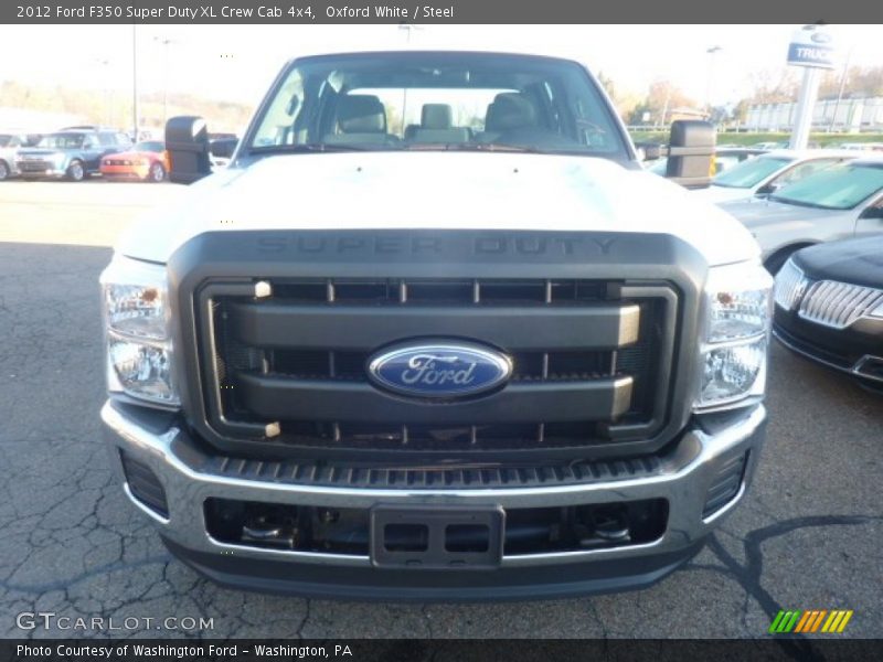 Oxford White / Steel 2012 Ford F350 Super Duty XL Crew Cab 4x4