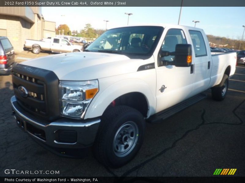 Oxford White / Steel 2012 Ford F350 Super Duty XL Crew Cab 4x4