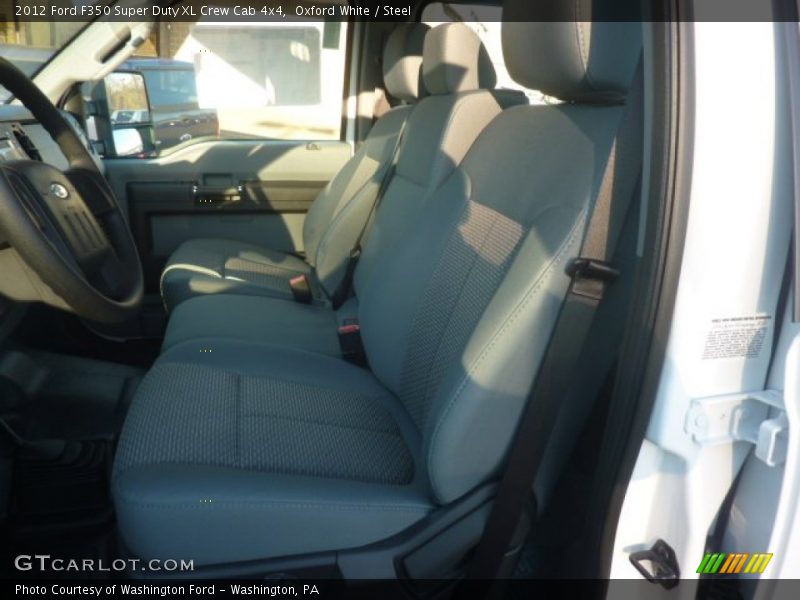  2012 F350 Super Duty XL Crew Cab 4x4 Steel Interior