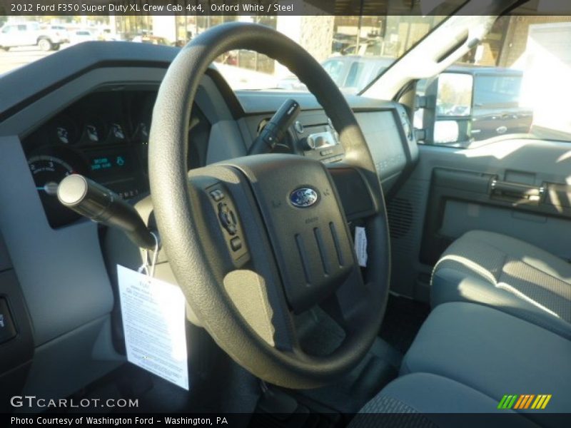Oxford White / Steel 2012 Ford F350 Super Duty XL Crew Cab 4x4