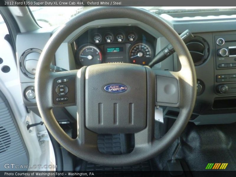  2012 F350 Super Duty XL Crew Cab 4x4 Steering Wheel