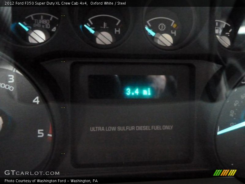 Oxford White / Steel 2012 Ford F350 Super Duty XL Crew Cab 4x4